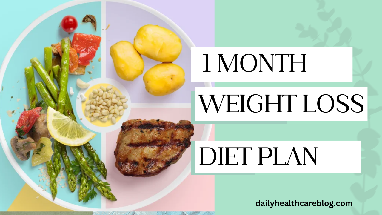 1 Month Weight Loss Diet Plan