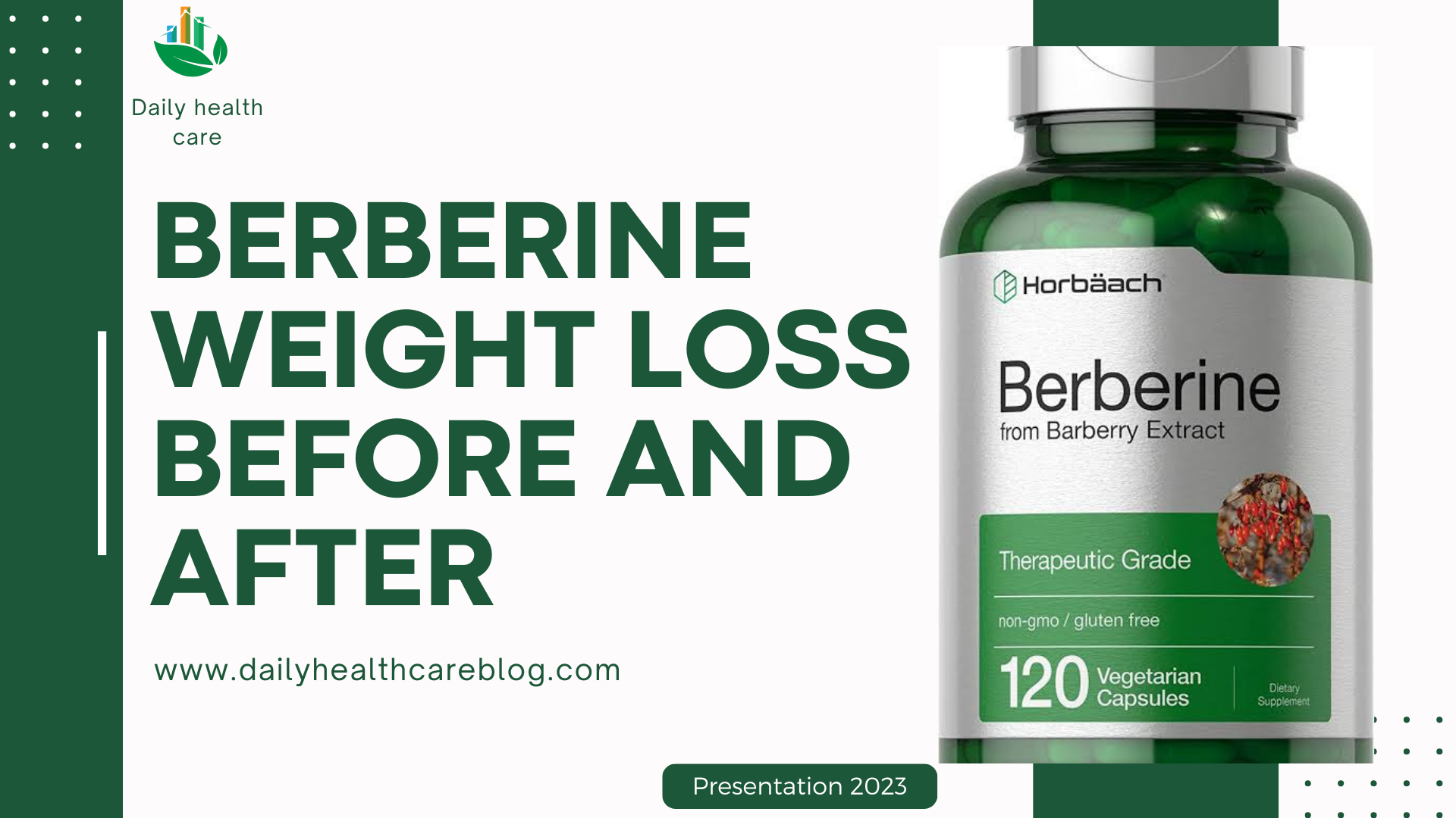 Berberine weight loss before and after